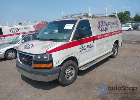 2017 GMC Savana 2500 Work Van z USA, uszkodzony, nr VIN 1GTW7AFF0H1903990